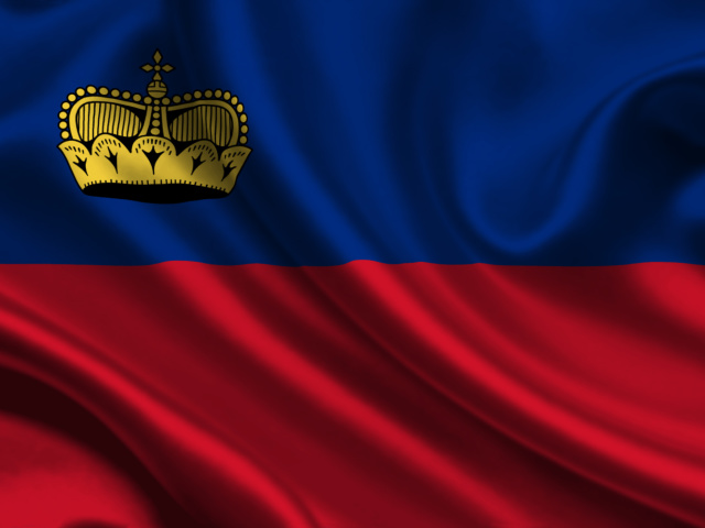 Das Liechtenstein Flag Wallpaper 640x480
