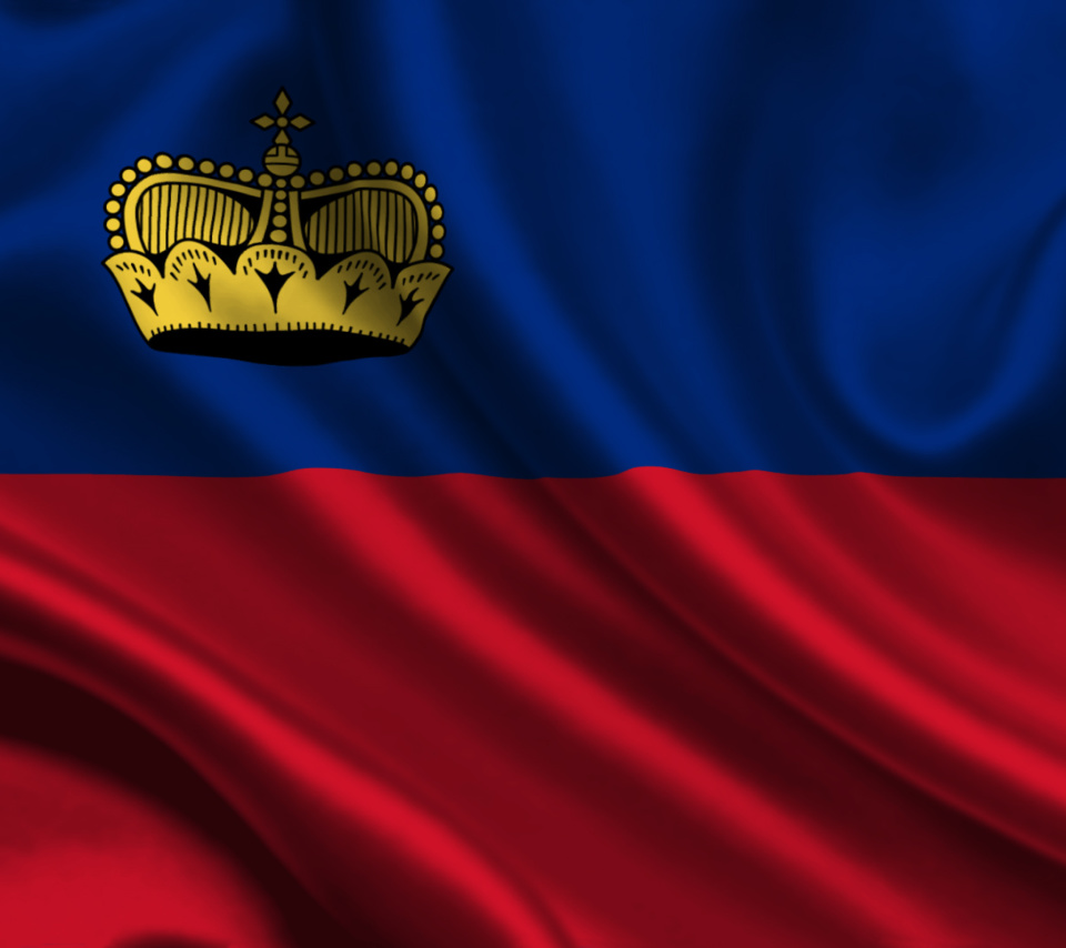 Das Liechtenstein Flag Wallpaper 960x854