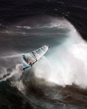 Das Big Wave Windsurfing Wallpaper 128x160