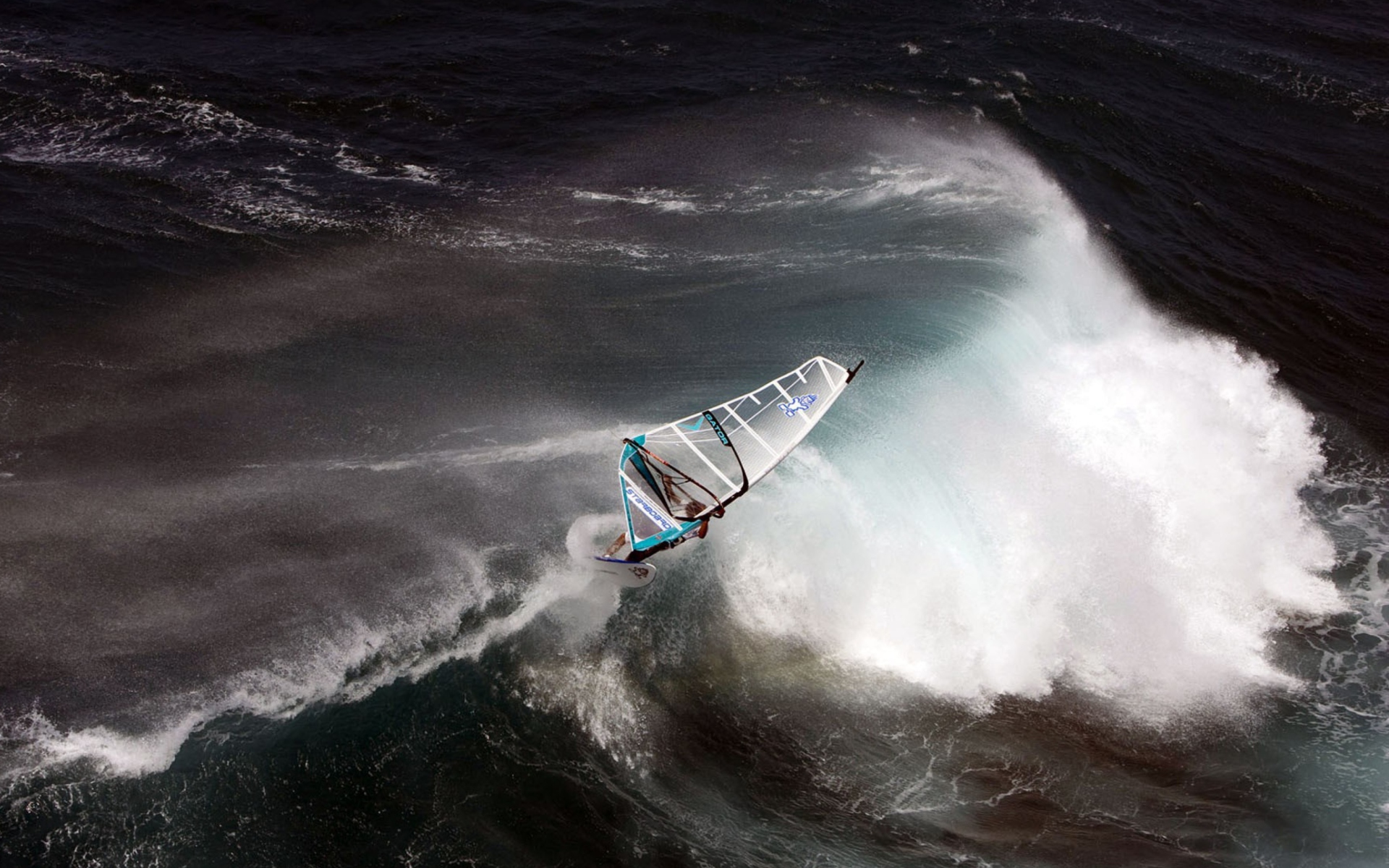 Fondo de pantalla Big Wave Windsurfing 1920x1200