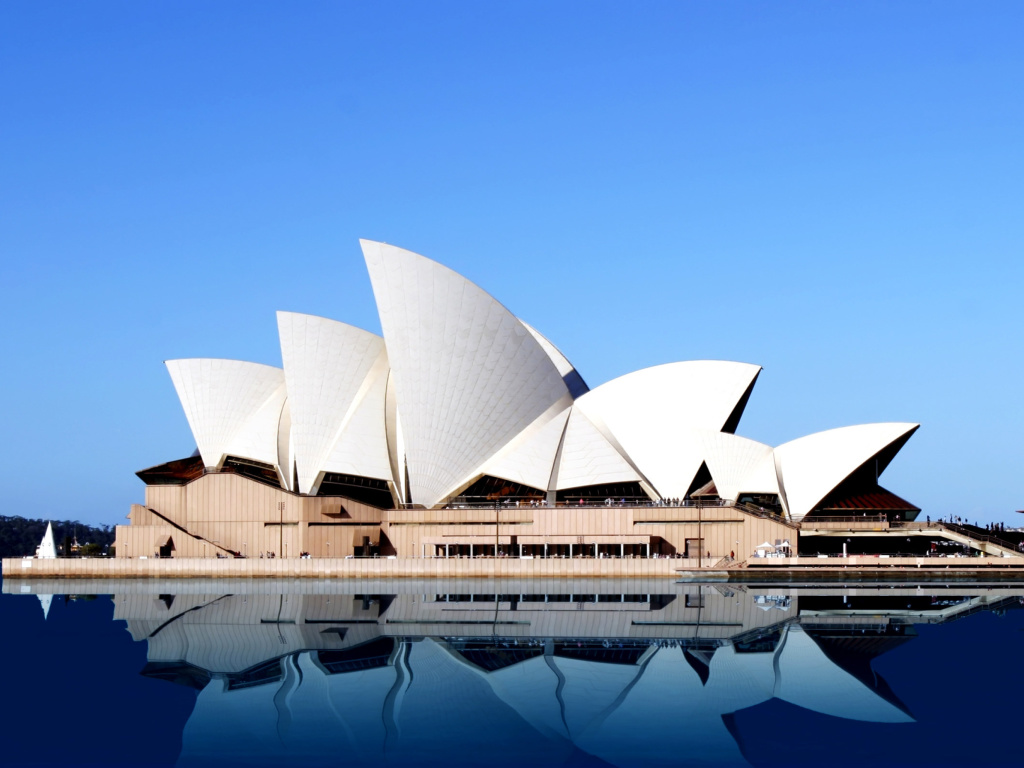 Обои Sydney Opera House 1024x768