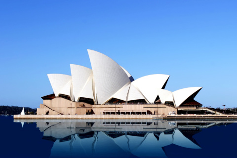 Das Sydney Opera House Wallpaper 480x320