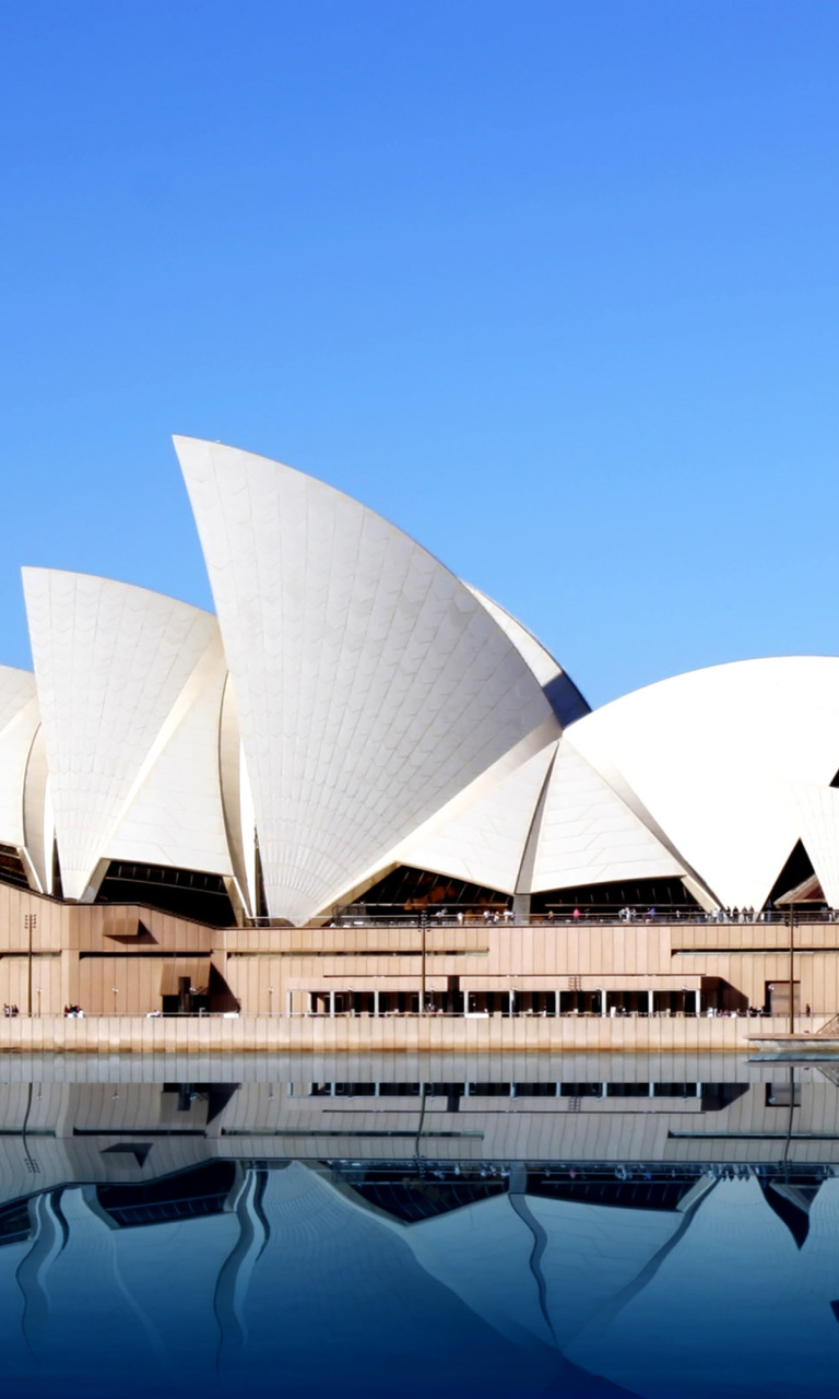 Das Sydney Opera House Wallpaper 768x1280