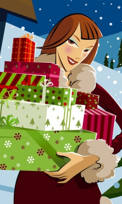 Screenshot №1 pro téma Gifts For The New Year 240x400