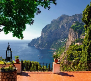 Capri Terrace View sfondi gratuiti per iPad mini