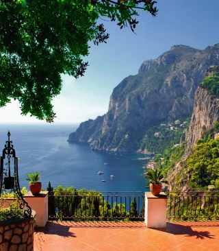 Capri Terrace View - Obrázkek zdarma pro 480x800