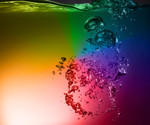 Sfondi Rainbow Water 480x400
