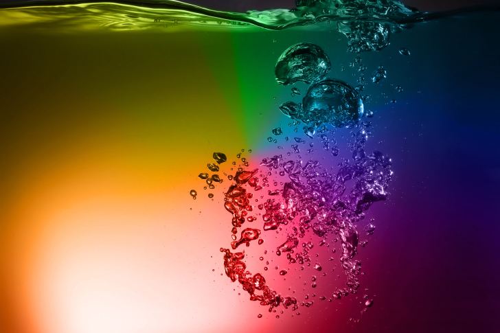 Das Rainbow Water Wallpaper