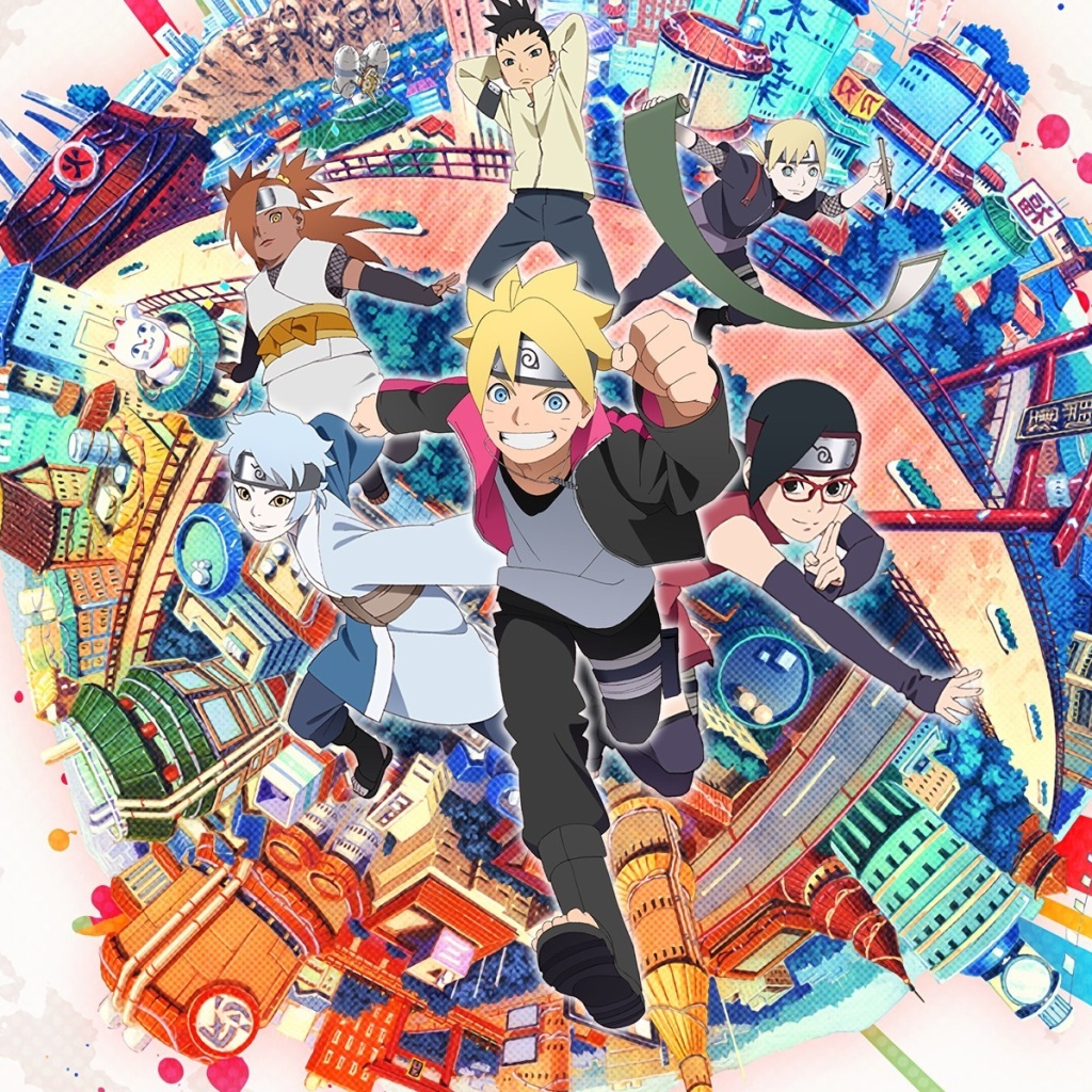 Fondo de pantalla Naruto boruto sarada mitsuki 1024x1024