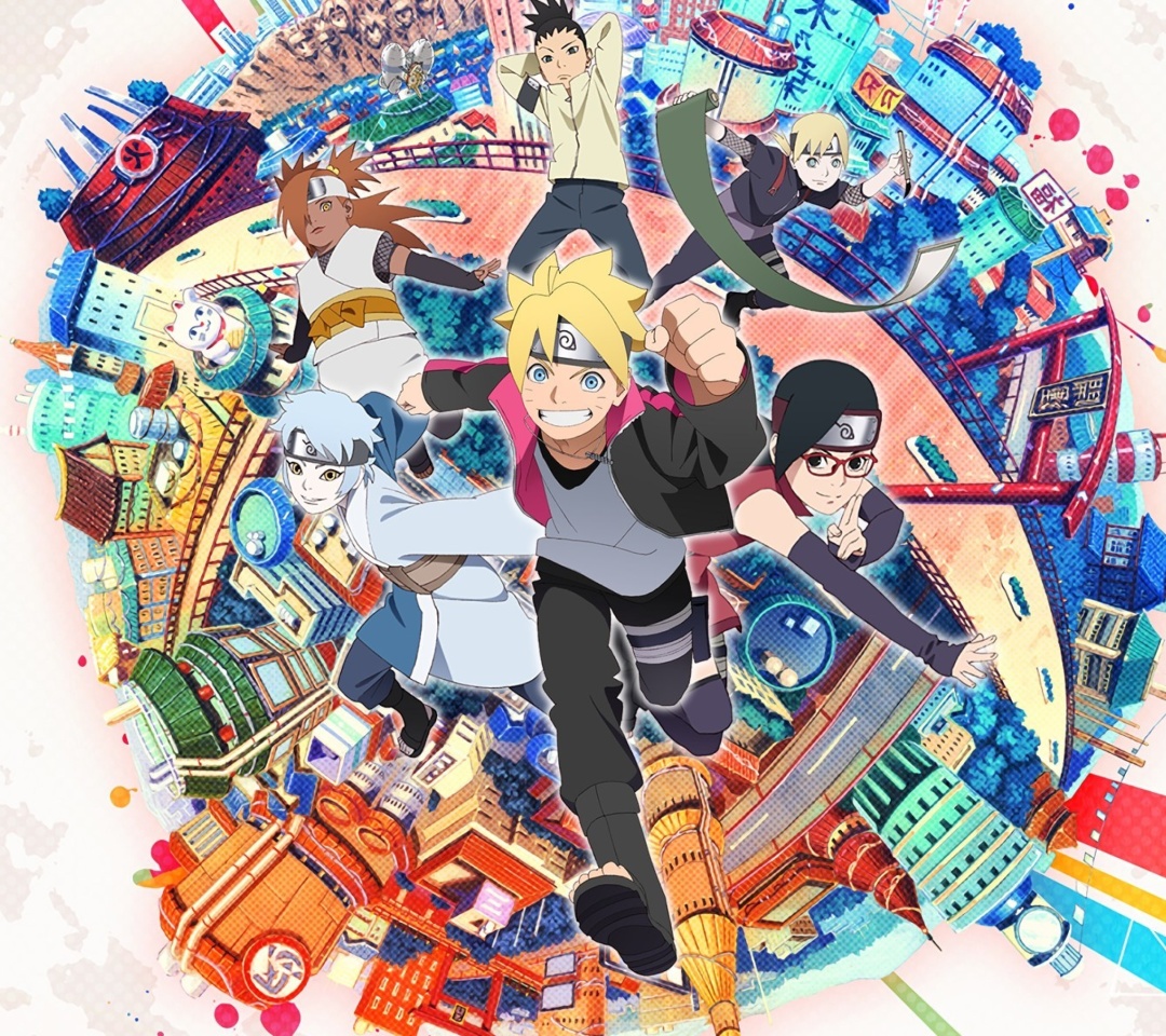 Fondo de pantalla Naruto boruto sarada mitsuki 1080x960