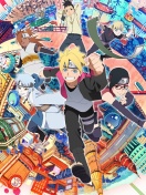 Screenshot №1 pro téma Naruto boruto sarada mitsuki 132x176