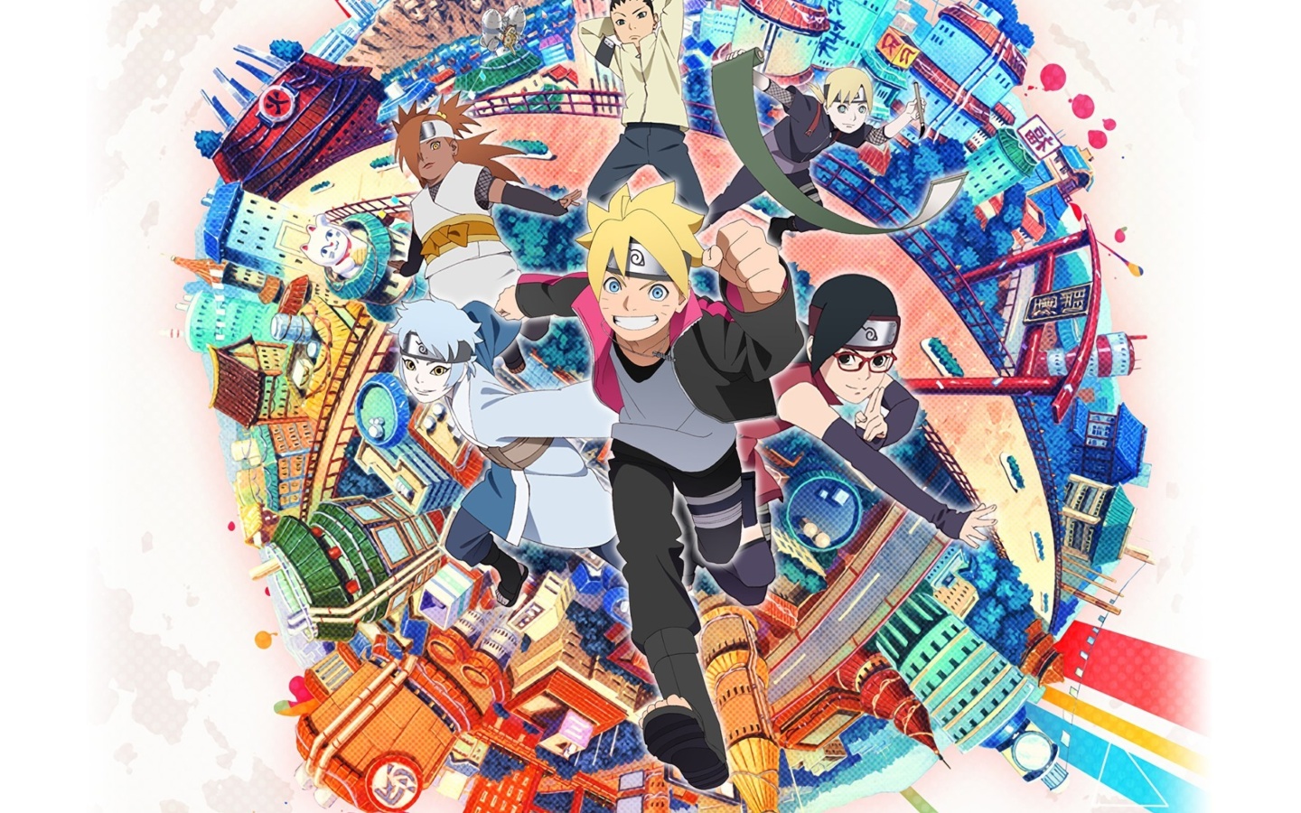 Naruto boruto sarada mitsuki screenshot #1 1440x900