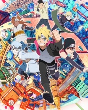 Fondo de pantalla Naruto boruto sarada mitsuki 176x220