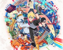 Sfondi Naruto boruto sarada mitsuki 220x176