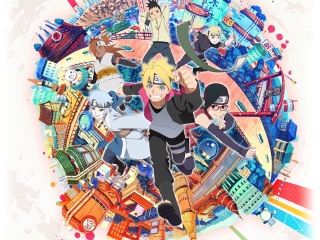 Screenshot №1 pro téma Naruto boruto sarada mitsuki 320x240