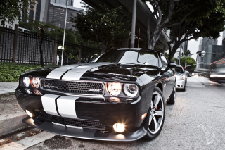 Dodge Challenger SRT8 392 Background for Android, iPhone and iPad