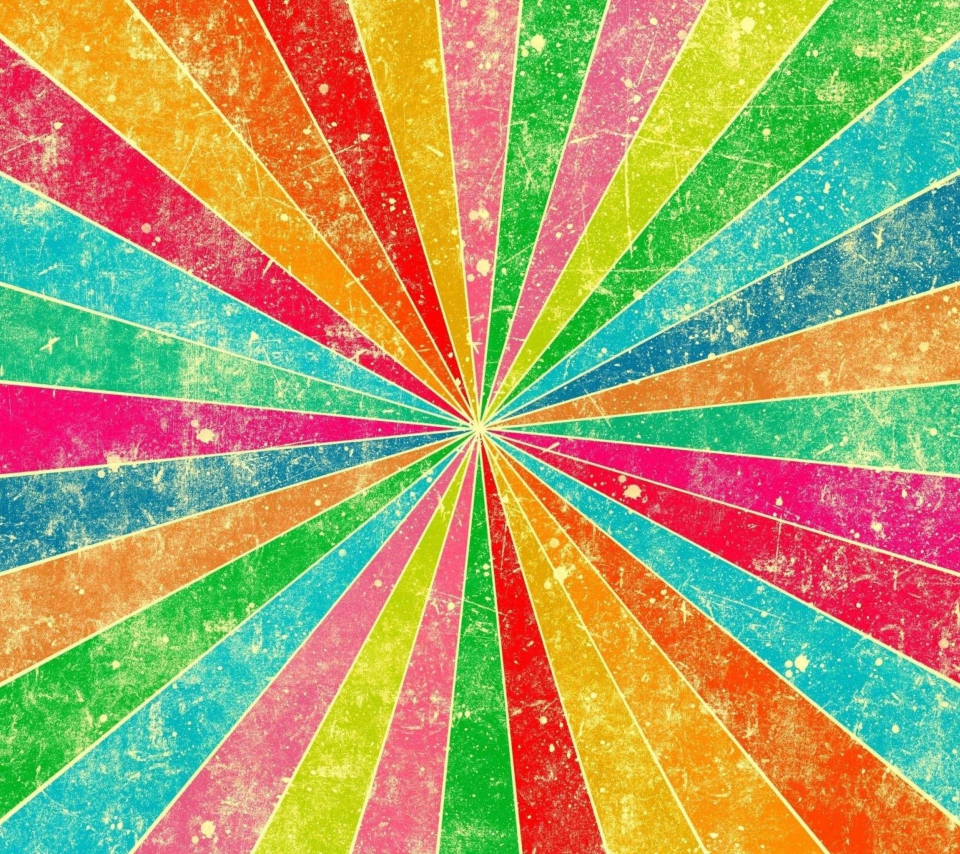 Das Colorful Beams Wallpaper 960x854