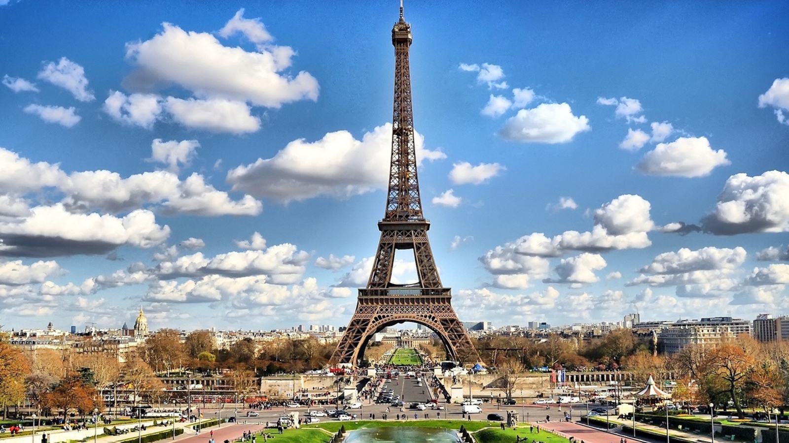 Sfondi Eiffel Tower 1600x900