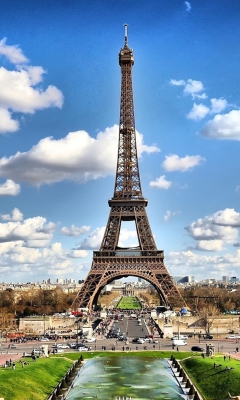 Sfondi Eiffel Tower 240x400