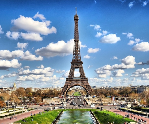 Eiffel Tower wallpaper 480x400