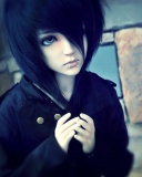 Обои Emo Doll 128x160