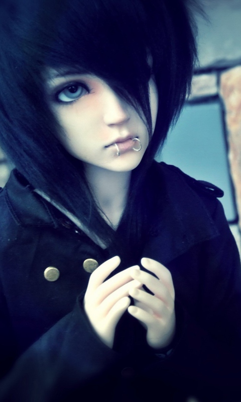 Emo Doll wallpaper 480x800