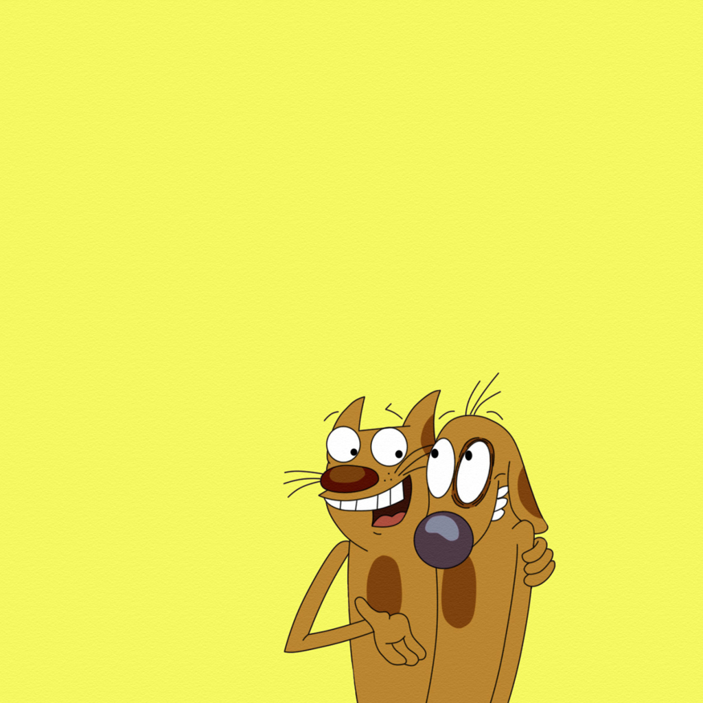 Das CatDog Cartoon Heroes Wallpaper 1024x1024