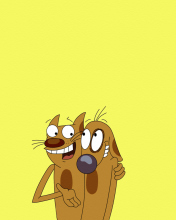 Das CatDog Cartoon Heroes Wallpaper 176x220