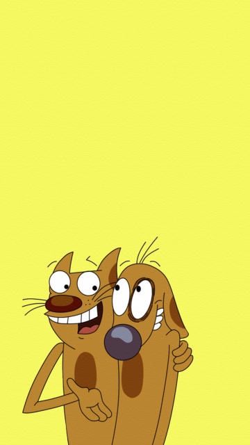 Обои CatDog Cartoon Heroes 360x640