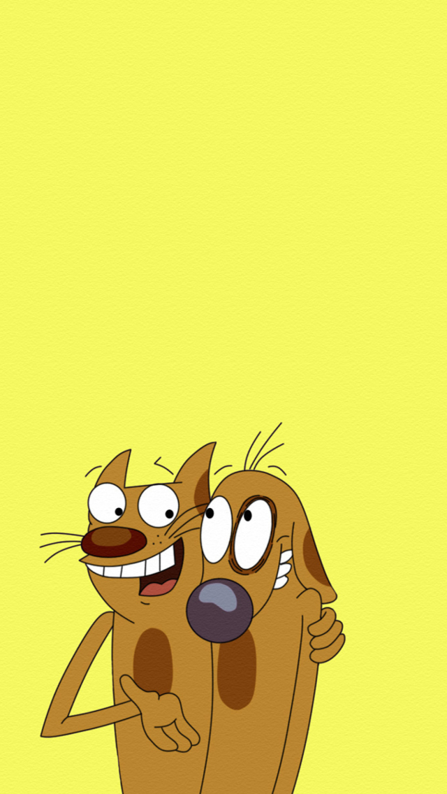 Fondo de pantalla CatDog Cartoon Heroes 640x1136