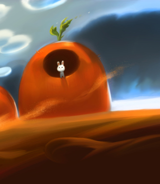 Carrot And Rabbit - Obrázkek zdarma pro 768x1280