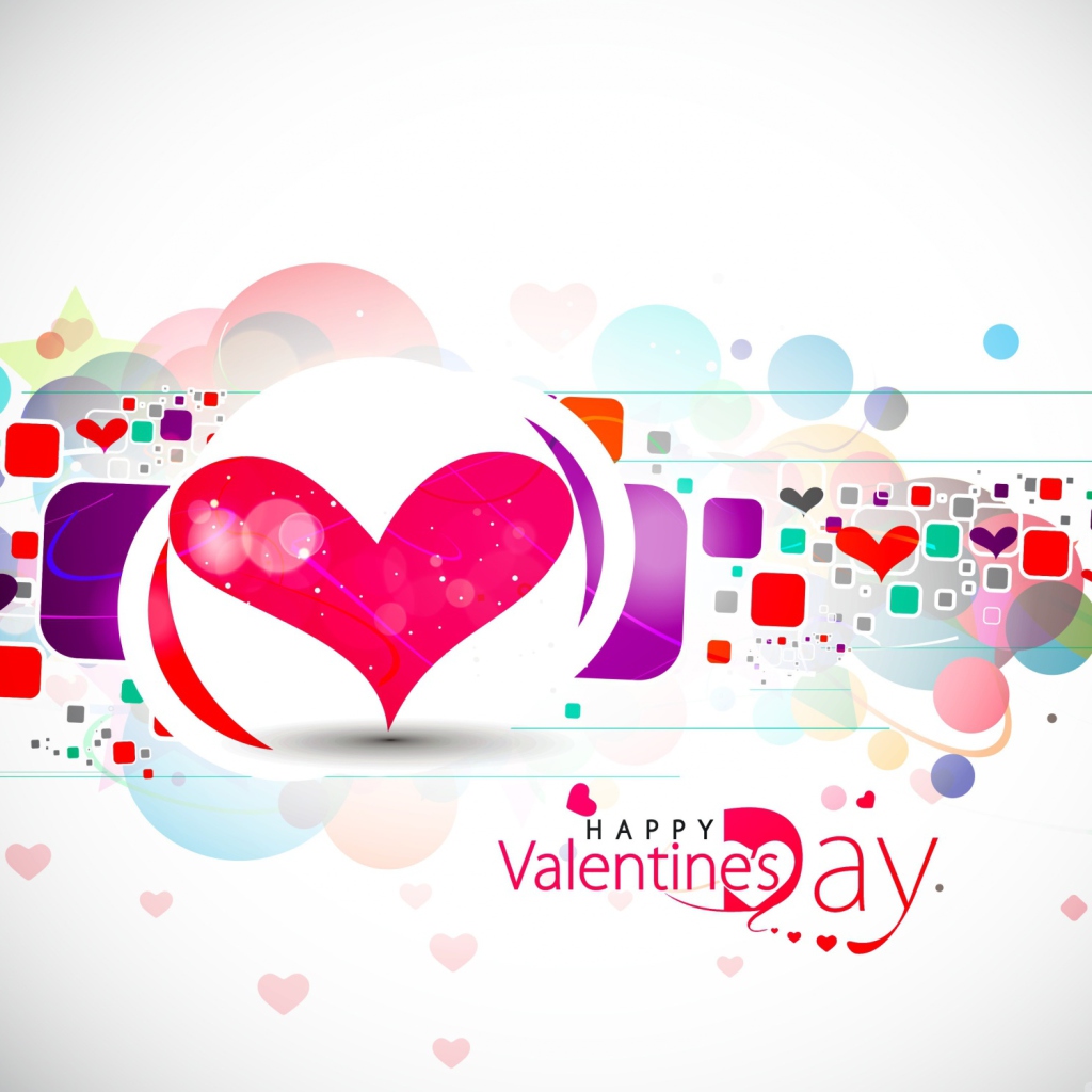 Happy Valentine's Day wallpaper 1024x1024