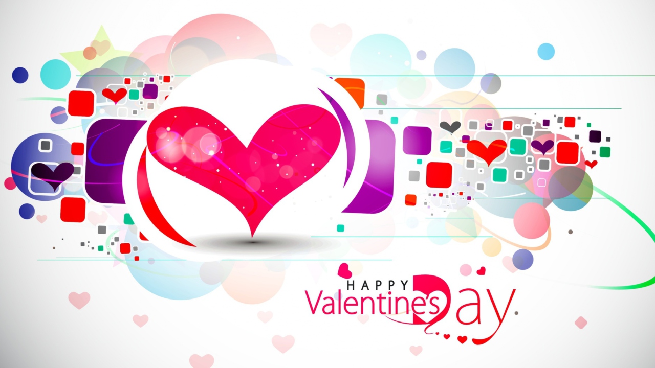 Das Happy Valentine's Day Wallpaper 1280x720