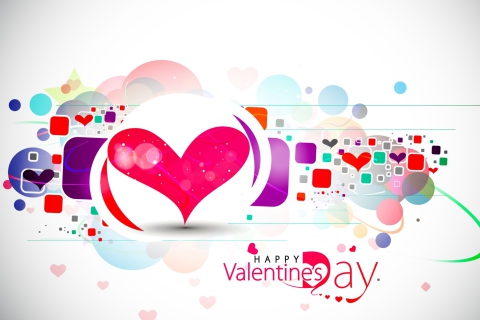 Happy Valentine's Day wallpaper 480x320