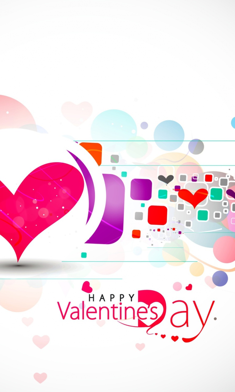 Happy Valentine's Day wallpaper 768x1280