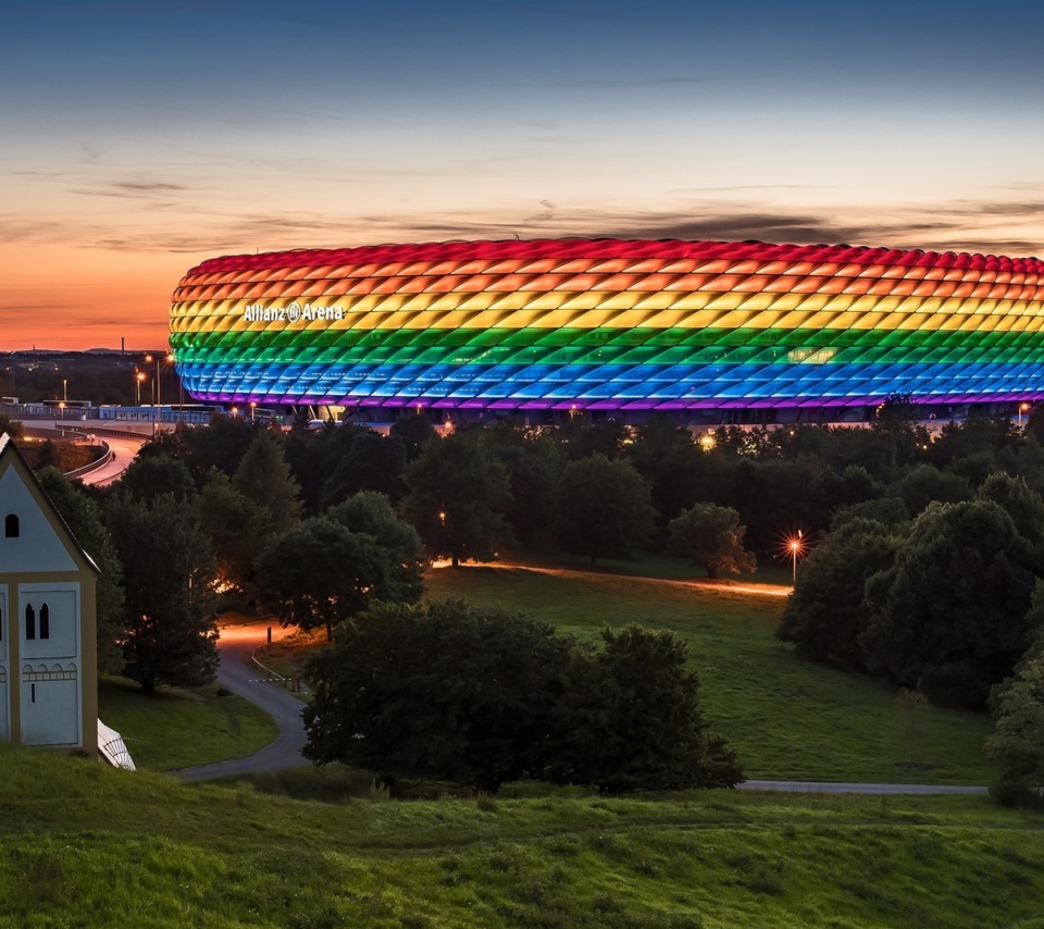 Das Allianz Arena Munich Wallpaper 960x854