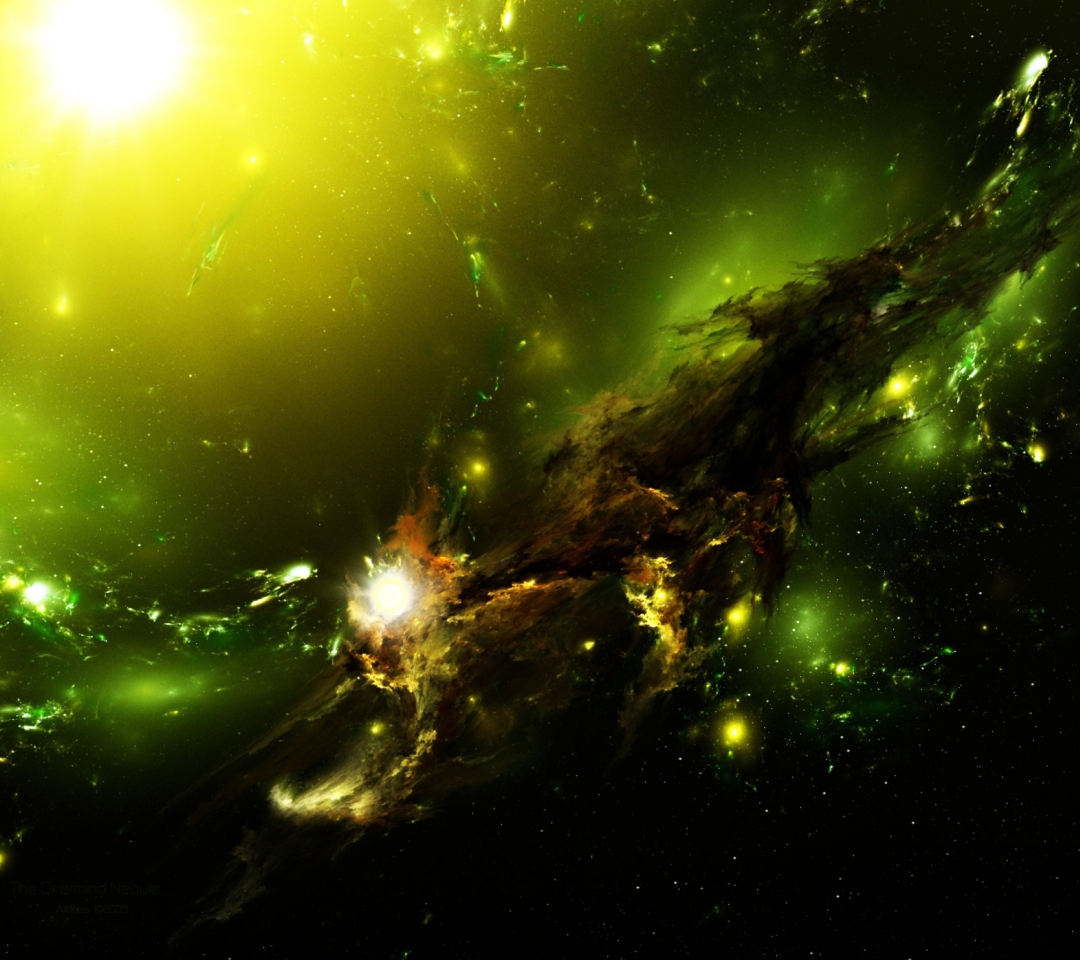 Das Stars In Galaxy Wallpaper 1080x960
