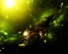 Обои Stars In Galaxy 220x176