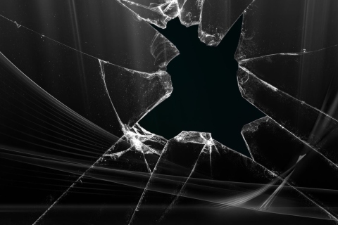 Fondo de pantalla Broken Glass 480x320