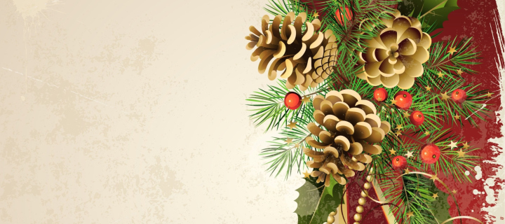 Screenshot №1 pro téma Pine Cones 720x320