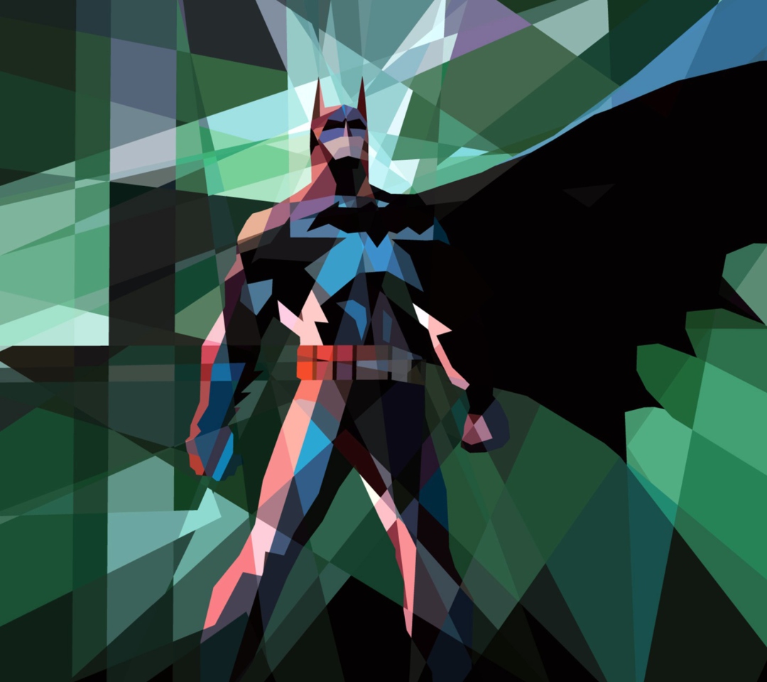 Das Batman Mosaic Wallpaper 1080x960