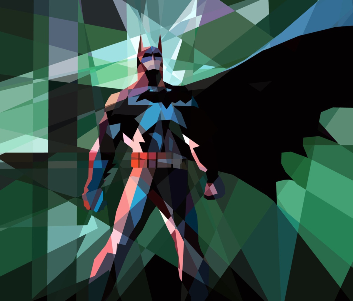 Обои Batman Mosaic 1200x1024