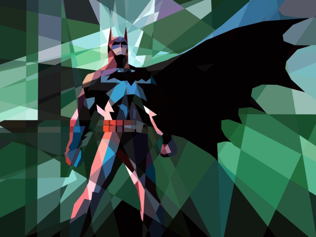 Обои Batman Mosaic 640x480