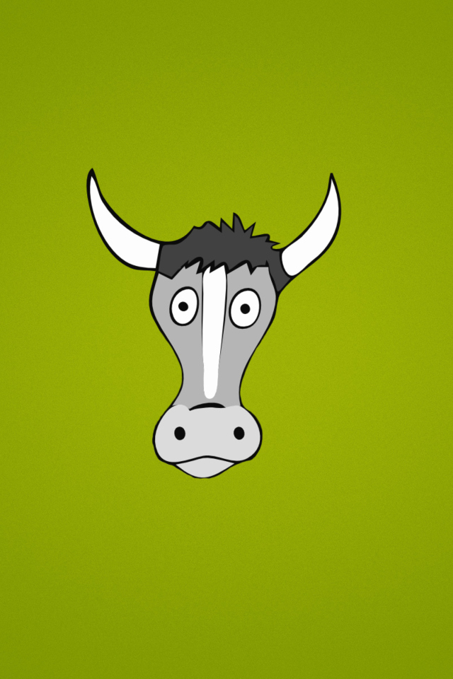 Das Cow Wallpaper 640x960
