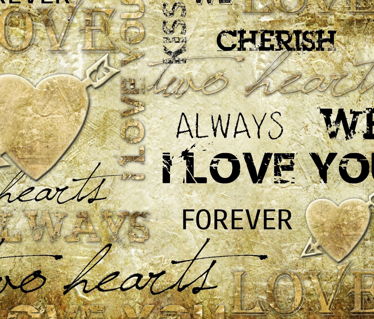 Das Always Love Forever Wallpaper 1200x1024