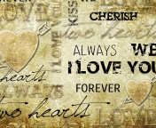 Fondo de pantalla Always Love Forever 176x144