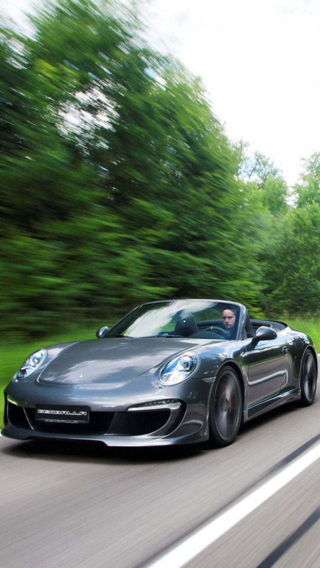 Porsche 911 Cabriolet S Gemballa wallpaper 640x1136