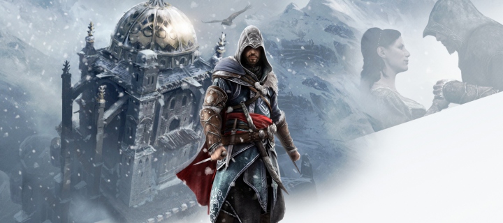 Das Ezio Assassins Creed Revelations Wallpaper 720x320