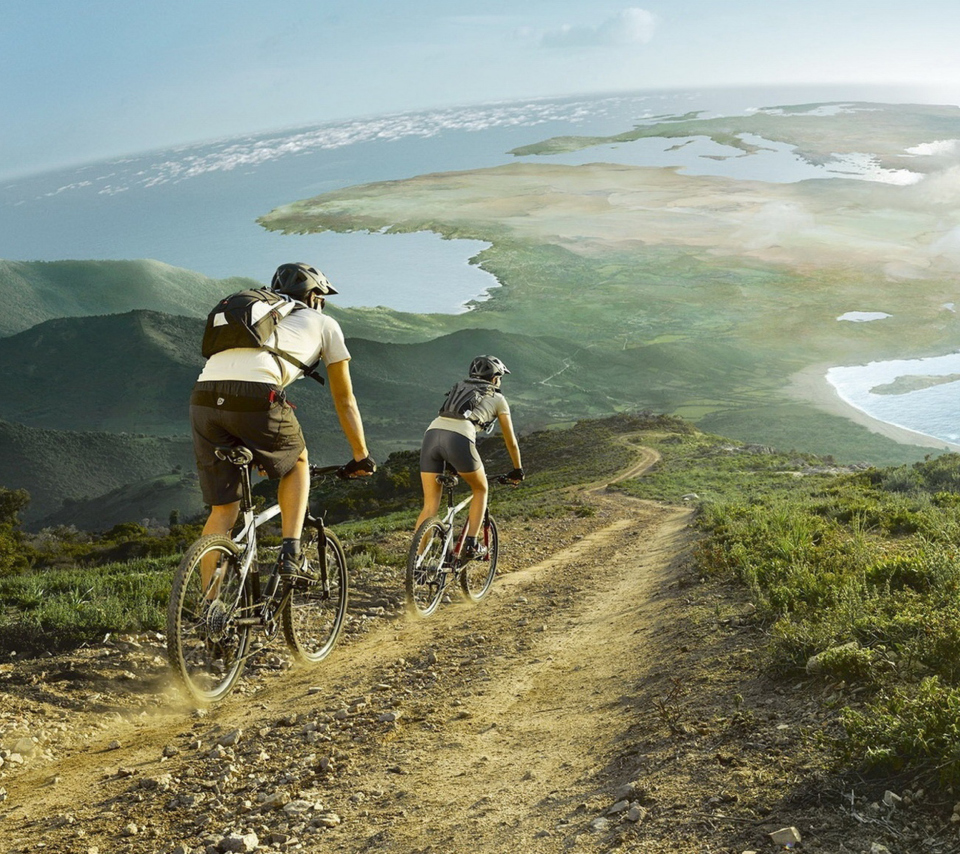 Traveling By Bicycle wallpaper 960x854