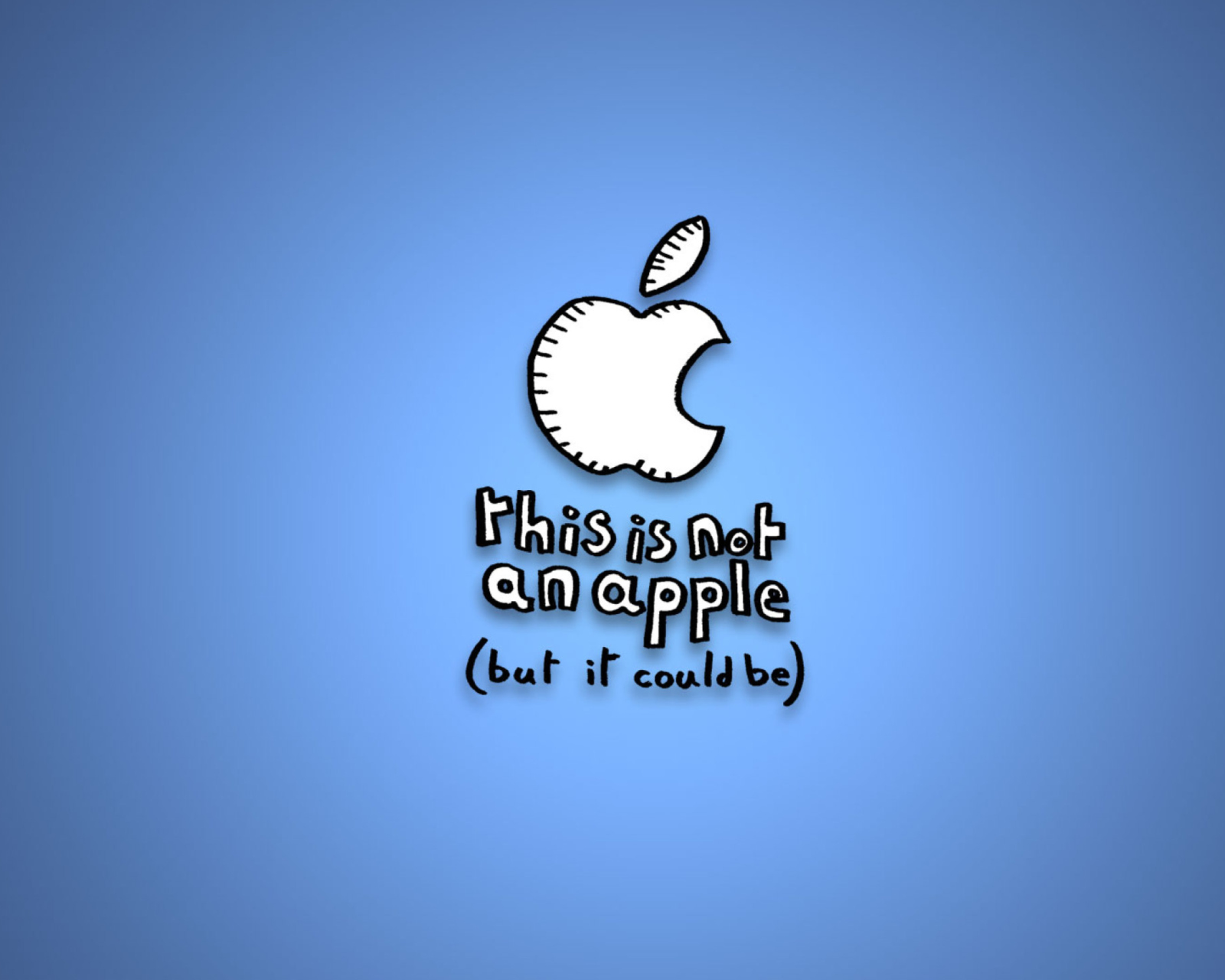 This Is Not An Apple wallpaper 1600x1280